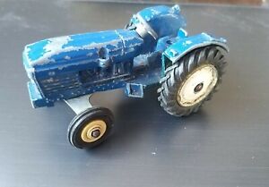 RARE DINKY TOYS MODEL308 LEYLAND 384 TRACTOR BLUE DIECAST FARMING 1970 