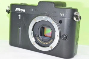 Nikon 1 V1 Digital Camera Black Body Only From Japan - Picture 1 of 4