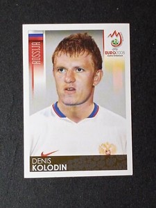 Denis Kolodin (Rossija) no.447 Euro 2008 Ed.Panini New ▓