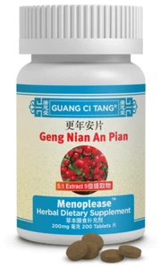 3 Bottles Guang Ci Tang Geng Nian An Pian Menoplease 200 Tablets each - Picture 1 of 2