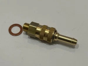 ME Loco to Tender / Trolley Quick Release Water Connection 1/8 BSP x 6mm Tube. - Picture 1 of 2