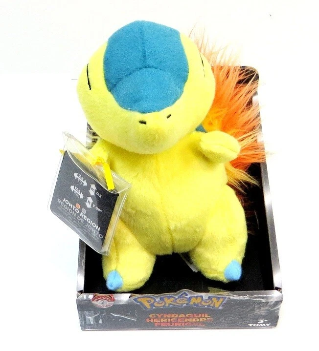 Peluche CYNDAQUIL Pokemon Trainer's Choice 7 pulgadas de TOMY con licencia oficial Foto 1 de 4