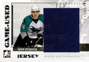 2007-08 ITG Heroes and Prospects Jersey #66 Devin Setoguchi - Picture 1 of 1