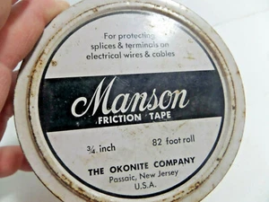 Manson Reibband Blechdose Vintage - Bild 1 von 2