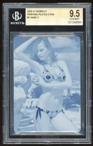 TRAJE DE BAÑO SI DEPORTIVO ILUSTRADO ANNE V 2009 #1 (CIAN) PLACA DE IMPRESIÓN 1/1 BGS 9.5 - Imagen 1 de 2