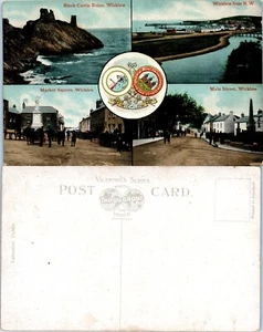 Multiple Photos Main St, Black Castle Ruins, Wicklow, Ireland Vintage PC  - Picture 1 of 1