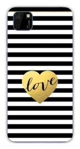 Coque en silicone imprimée compatible Huawei Y5P Love bariolé - Photo 1 sur 3
