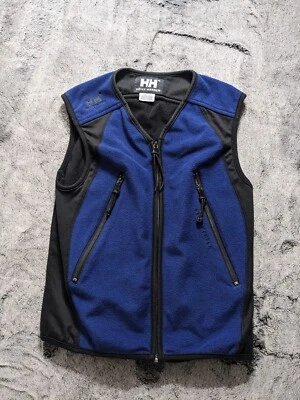 Chaleco polar Helly Hansen cremallera completa para mujer talla XS azul/negro Foto 1 de 4