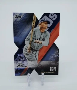 2020 Topps Series 1 Decade of Dominance Babe Ruth Blue Parallel Die Cut #DOD-1 - Picture 1 of 6