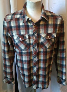 Camicia uomo L/S con bottoni davanti - Rompighiaccio - Merino - L - Flanella - Foto 1 di 10