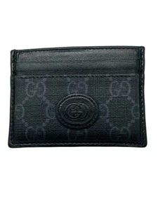 Gucci Kartenetui 673002 GG Supreme Canvas Schwarz - Bild 1 von 8