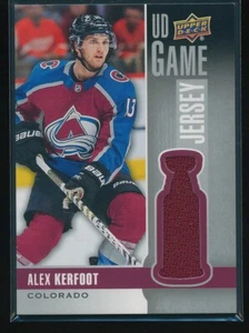 Alex Kerfoot 2019-20 Upper Deck UD Game Jersey AVS - Picture 1 of 2