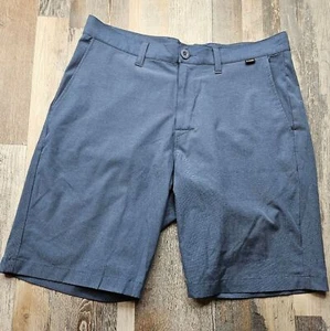 Travis Mathew Men's Golf Shorts Blue 33x10 Flat Front - Picture 1 of 7