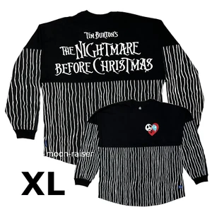Disney Parks The Nightmare Before Christmas Spirit Jersey XL Jack Skellington - Picture 1 of 5