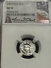 2002 $10 PLATINUM EAGLE STATUE OF LIBERTY NGC MS70 - 1/10 Ounce