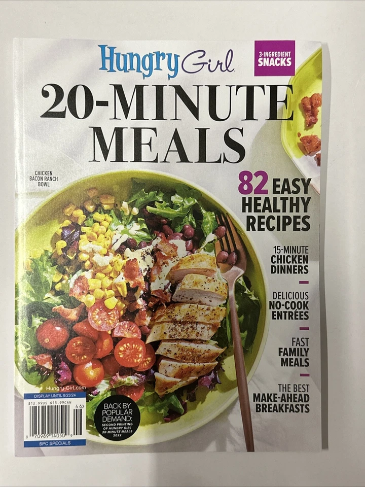 HUNGRY GIRL Magazine 2024 20 Minute Meals  82+ Easy Healthy Recipes More - Image 1 of 1