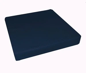 la09t Navy Blue High Quality Cotton Canvas 3D Box Seat Cushion Cover Custom Siz - Picture 1 of 7