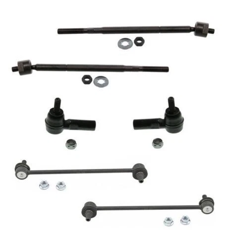 08-14 Grand Caravan both LH&RH tie rods & links 6pc 2xES80646 2xES800403 2xK7258 - Image 1 of 1