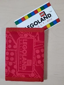 Brand New Official LEGO Rare LEGOLand California Tri-Fold Wallet - Red - Picture 1 of 3