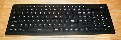 Unbranded/Generic Rubber Folding Slim Computer Keyboard Only **READ** - Image 1 of 4