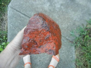 Red Jasper Rough Rock For Cabbing / Display From Chile 6 lbs 7.90 oz - Picture 1 of 6