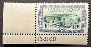 Travelstamps: 1962 US Stamps Scott #R733 10¢ Documentary MNH OG ** NUMBERED - Picture 1 of 5