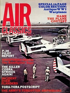 1972 Air Classics Vol.8 No.7 Antique WWI Warplanes Beaufighter Tora Tora P38 - Picture 1 of 5