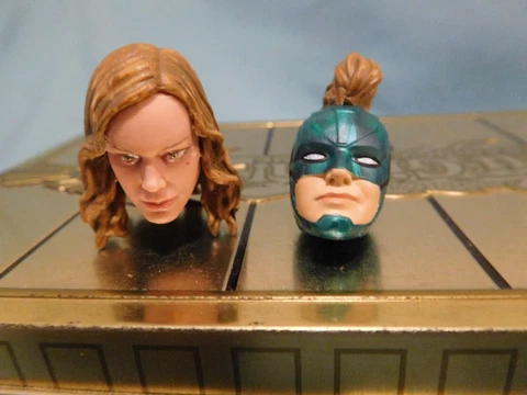 MARVEL LEGENDS FIGURE HEAD MCU CAROL DANVERS CAPTAIN MARVEL BRIE LARSON Cover