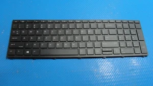 HP ProBook 450 G5 15.6" Genuine Laptop US Backlit Keyboard SN6166BL - Picture 1 of 3