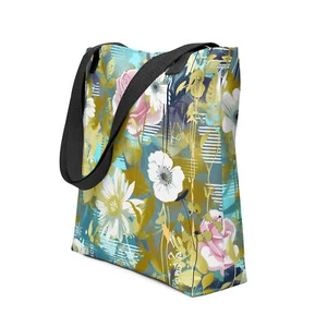 Floral Art v1  Tote Bag - Picture 1 of 1