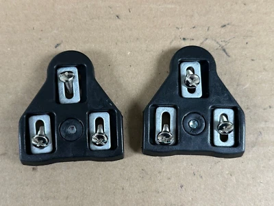 NOS Wellgo RC-6 Road Pedal Cleats 0 Degree Fixed Look Compatible Black - Image 1 of 4