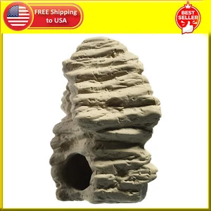 Aquarium Decoration Rock Caves Betta Fish Tank Hideout Cichlid Hiding (Large - Picture 1 of 7