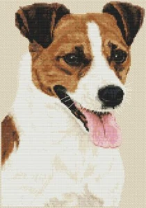 "Jack the Lad" Jack Russell Kreuzstich-Design (Set oder Tabelle) - Bild 1 von 1