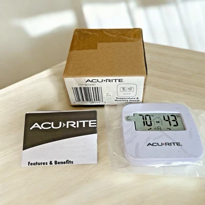 AcuRite 06044M Wireless Temperature and Humidity Monitor Sensor -New Opened Box - Image 1 of 4