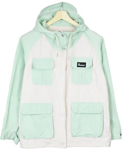 PENFIELD Jacket Women's MEDIUM Hooded Pockets Unlined Full Zip Drawstring - Picture 1 of 9