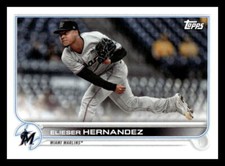2022 Topps Mini Elieser Hernandez   9 Miami Marlins