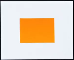 Rupprecht Geiger " ORANGE " Siebdruck / Serigrafie mit den Original-Pigmenten - Bild 1 von 2