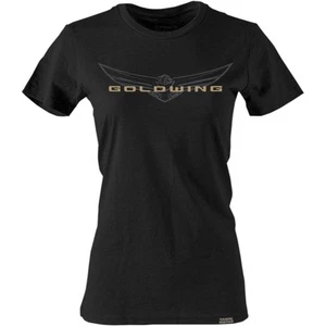 Factory Effex Goldwing Sketched Womens T-Shirt (X-Large, Black) - Picture 1 of 3