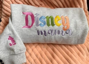 Neu CORALINE besticktes Sweatshirt Rundhalsausschnitt LARGE - Bild 1 von 3