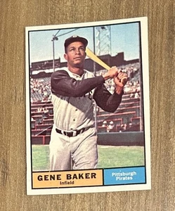 1961 Topps Gene Baker Pittsburg Pirates #339 EX-NM - Bild 1 von 2