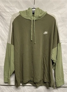 Nike Pullover Hoodie Sweater Mens XXL Lightweight Green (Pre-Owned) - Picture 1 of 9