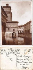 FERRARA - DETTAGLIO CASTELLO ESTENSE - VIAGG. 1942 -98968- - Picture 1 of 1