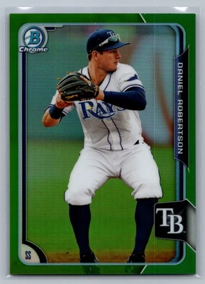Daniel Robertson 2015 Bowman Chrome Green Refractor #175 - Image 1 of 2