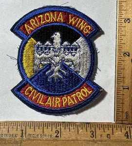 Parche Ala Patrulla Aérea Civil Arizona De Colección Fuerza Aérea de los Estados Unidos USAF GORRA - Imagen 1 de 2