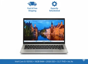 HP EliteBook 830 G7 FHD i5-10310U 1.70GHz 16GB Ram 256GB SSD Windows 11 Laptop - Picture 1 of 9