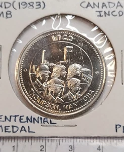 1983 Thompson Manitoba $1 inco token Proof Like - Picture 1 of 3