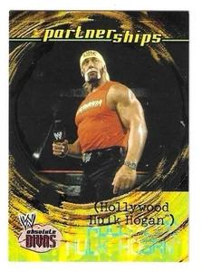 2002 FLEER WWE ABSOLUTE DIVIAS HOLLYWOOD HULK HOGAN PARTNERSHIPS #62 - Picture 1 of 2