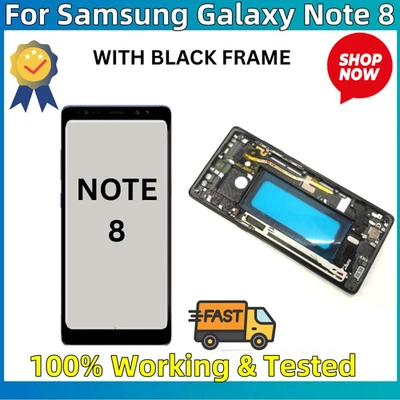 Samsung Galaxy Note 8 SM-N950 IN-CELL TFT LCD Digitizer Screen Display +Frame - Image 1 of 2