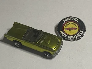 Vintage Hot Wheels Redlines 1966 Custom Firebird oliv mit braunem Interieur USA SCHÖN - Bild 1 von 15