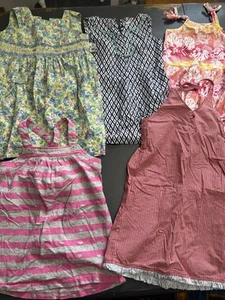 Girls Dress Lot 5T 6 Lot Of 5 Tommy Hilfiger Tommy Bahama - Picture 1 of 10